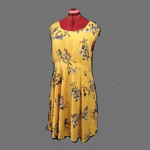 Yellow Floral Torrid Dress